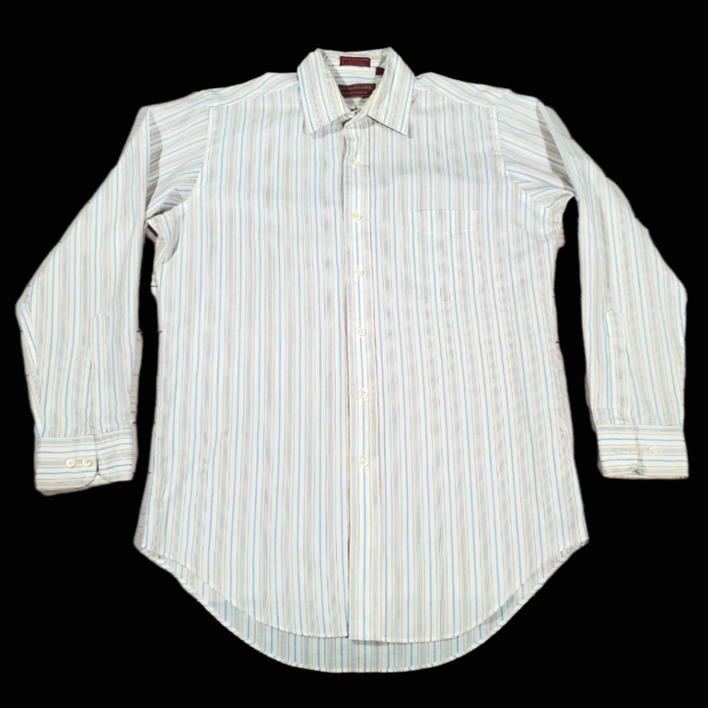 Vintage mens ralph lauren spirited tradition long sleeve